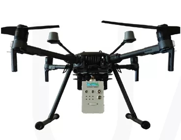LiAir V无人机激光雷达系统可搭载于大疆M600、M200、M300等无人机飞行器，可在数公里外获取测区三维数据，极大程度上避免人员由于测区情况复杂而出现安全事故。.webp.jpg